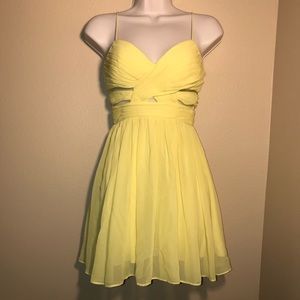 Beautiful Yellow Dress - Size 1/2  Adrianna Papell
